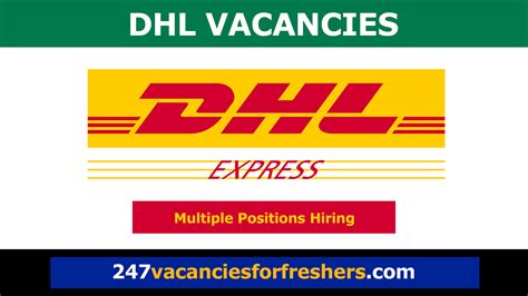 dhl jobs vacancies.